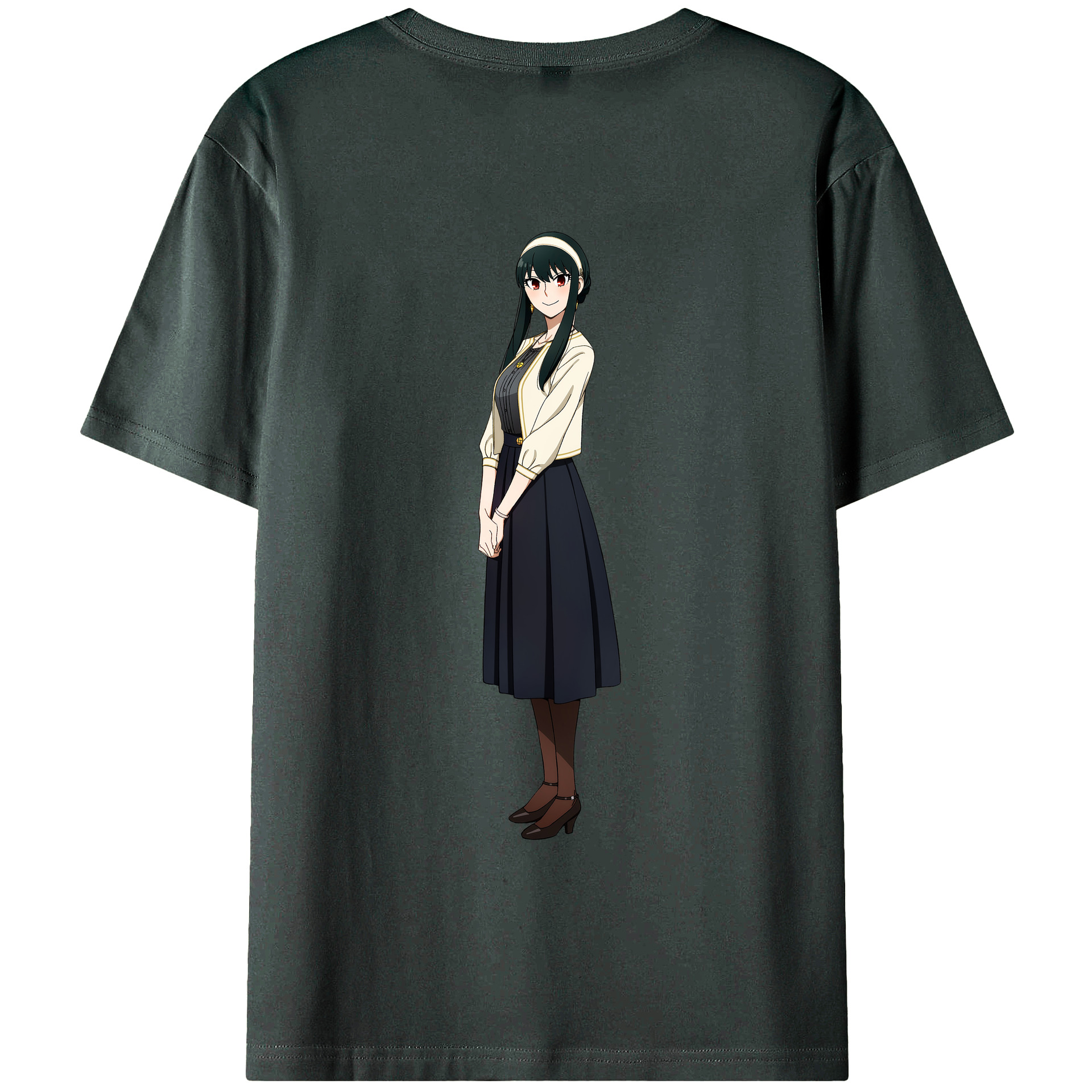 （画像用） SPY×FAMILY间谍家家酒 綿100％ メンズ半袖Tシャツ（バックプリント） 通気性